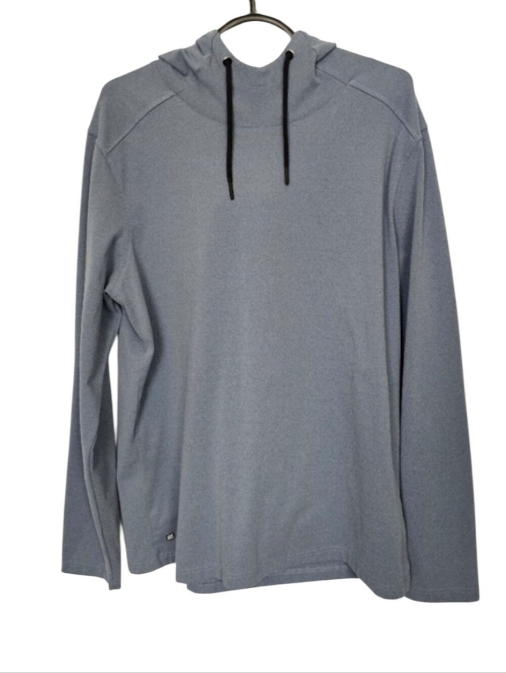 01.ALGO Performance Hoodie Gray Aqua Color Men's Size L‎